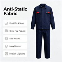 Ropa de Trabajo Antiestática al por Mayor, Uniformes Industriales Unisex, Trajes de Construcción, Ropa de Trabajo, Personalizable para Talleres