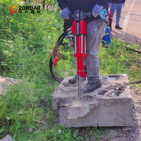 Komplettes Hydraulisches Abbruchset Hydraulischer Brecher Benzin-Hydraulikaggregat für Asphalt- und Beton-Straßeninstandhaltung