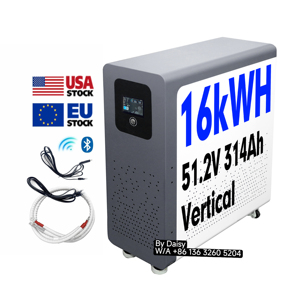 EU Romania Free Ship 15Kw 16kwh Lithium <b>Battery</b> Vertical 51.2V 300Ah 314ah Storage Lithium Solar Photovoltaic <b>Battery</b> Pack - Product Image 2
