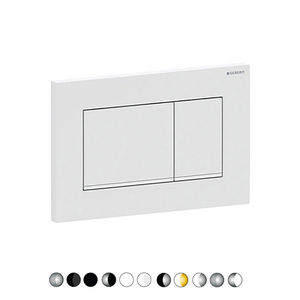 Placa de control GEBERIT Sigma 30 de 2 botones, cromo satinado, para inodoro con botón pulsador - Product Image 3