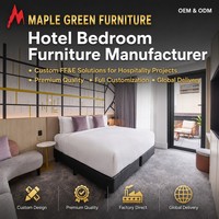 Ensemble de meubles de chambre d'hôtel de luxe en bois massif, design moderne, écologique, pour appartement, tailles personnalisables, 5 étoiles