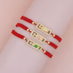 Pulsera Cristiana de San Judas Tadeo Chapada en Oro de 18K, Estilo Boho Chic, Resistente al Deslustre, para Hombres y Mujeres, Protección Espiritual - Product Image 6