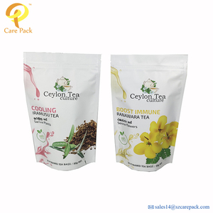 Sachets debout sacs poudre emballage thé plastique alimentaire <span class=keywords><strong>grand</strong></span> emballage personnalisé peut personnalisé PE impression numérique fermeture éclair haut - Product Image 3