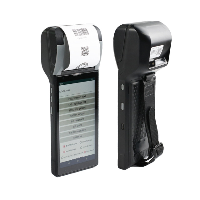 6 Inch Touch Screen GSM 4G/Wifi/BT & Built-in Thermal Printer Android Barcode Scanner PDA for Medical Drug Traceability