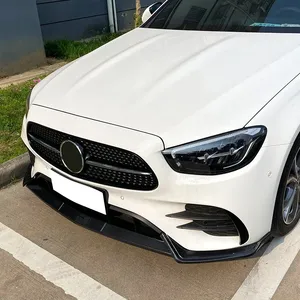 2021+ para Mercedes Clase E W213 C238 E260 E300 AMG Labio de parachoques delantero, alerón, difusor inferior, divisores, kit de carrocería y protector - Product Image 3
