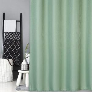 Rideaux <span class=keywords><strong>de</strong></span> <span class=keywords><strong>douche</strong></span> imperméables en tissu polyester gaufré <span class=keywords><strong>vert</strong></span> <span class=keywords><strong>sauge</strong></span> 72 pouces x 72 pouces pour salle <span class=keywords><strong>de</strong></span> bain - Product Image 2