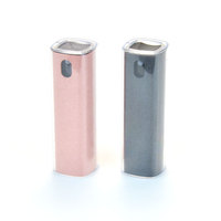 Flacon pulvérisateur de parfum en plastique coloré de 10 ml avec tube en verre intérieur, atomiseur rechargeable