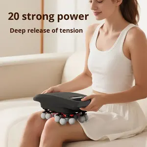 Pistola de masaje eléctrica profesional <span class=keywords><strong>Motor</strong></span> sin escobillas 2000mAh Batería recargable Dispositivo de relajación muscular de cuerpo completo de alta frecuencia - Product Image 3