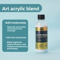 Diluant spécial pour peinture acrylique Risa PT2100 100ml Fabriqué en Chine pour l'art fluide Violent Bear Design