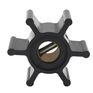 Pompe de refroidissement à eau de mer pour moteur marin Johnson, entraînement électrique, impeller flexible en caoutchouc néoprène, arbre en acier inoxydable, numéro de pièce - Product Image 1