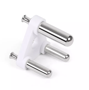 Prise électrique vide à broches creuses, Afrique du Sud, en laiton, grande taille, petite taille 8,7 mm 7 mm, 16A, pièces d'emboutissage en cuivre - Product Image 3