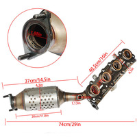 Autre pièce moteur Catalyseur Collecteur d'échappement Catalyseur à montage direct pour TOYOTA 4RUNNER 2003-2004 LEXUS GX470 2003-2005 V8