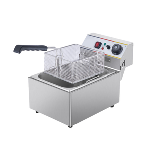 Friggitrici elettriche elettriche cina 13L 220V 3.25Kw da banco in acciaio inossidabile Multi-Plug di qualità commerciale professionale - Product Image 2