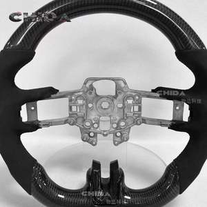 Volante de Fibra de Carbono Personalizado con Diseño de Libélula, Compatible con <span class=keywords><strong>Mercedes</strong></span> Benz W206 W205 C300 GLC X253 C253 W213 GLE Clase S GLS - Product Image 6