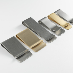 <span class=keywords><strong>Pince</strong></span> à billets en métal avec logo personnalisé de haute qualité pour portefeuille en cuir pour hommes pinces à stylo de bureau d'affaires - Product Image 3