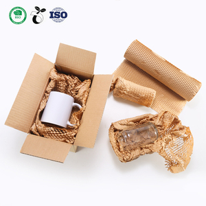 高品质可回收定制尺寸包装纸包装工艺纸生物降解包装蜂窝牛皮纸定制 - Product Image 5