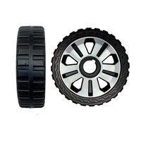 Roue en caoutchouc en aluminium pour porte automatique rétractable, rouleau de tête de porte électrique, pour atelier d'usine
