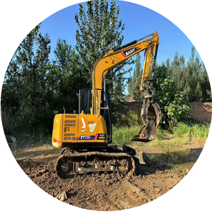 SANY SY75C Pro Mini excavatrice Earth Digger Machine Excavatrice Sany de 7 tonnes d'occasion avec moteur Isuzu de marque utilisée pour la vente - Product Image 1