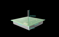 Capteur radar Doppler micro-ondes Pdlux PD-V1 5,8 GHz, détecteur de mouvement mural avec module de capteur de position