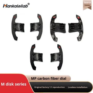 แป้นเปลี่ยนเกียร์คาร์บอนไฟเบอร์แท้สำหรับ F X3 X4 แชสซี 123457 ซีรีส์ พวงมาลัยรถยนต์ MKL-BP แป้นเปลี่ยนเกียร์คาร์บอนไฟเบอร์สำหรับ R - Product Image 3