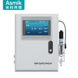 Analyseur de qualité de l'eau Asmik MCGS, moniteur de chlore résiduel en ligne pour les stations d'épuration des eaux usées hospitalières - Product Image 1
