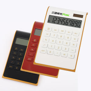 เครื่องคิดเลขพลังงานแสงอาทิตย์ Sanxiong Pak สีขาว สำหรับใช้งานเชิงพาณิชย์ พร้อมพิมพ์โลโก้ วัสดุ ABS รุ่น JS-2236 - Product Image 4