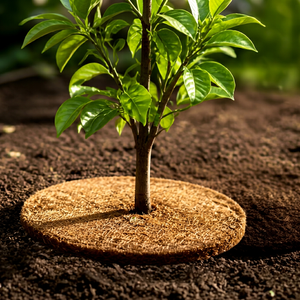 Eco2go Vietnam Tapis de paillage organique en fibres de coco naturelles pour plantes d'intérieur et d'extérieur, protection des pots de fleurs - Product Image 1