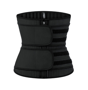 Private Label Women Bustiers Corset 25 Steel Bones <strong>Latex</strong> Adjustable Slimming Double Band Waist Trainers for <strong>Ladies</strong> - Product Image 1
