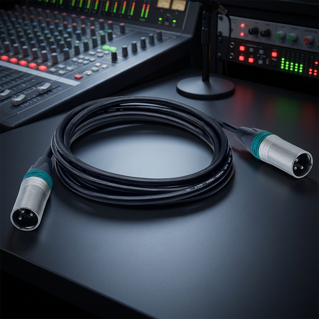 Factory Custom 3-Pin XLR Male to Male Balanced Microphone Cable Shielded for Professional Audio Equipment