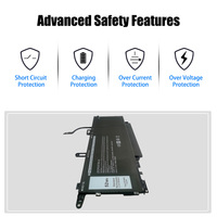 Baterai digital standar NF2MW Baterai UNTUK Dell Latitude 7400 2-in-1 E7260 E7270 7260 52Wh PC baterai laptop