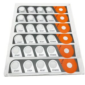 Etiquetas de PVC impermeables para paneles de control industrial para equipos médicos y de comunicación - Product Image 4