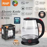 Bouilloire Électrique Portable en Verre avec Arrêt Automatique, Capacité 2,0 L, Fonction Maintien au Chaud pour Hôtel, Maison et Extérieur