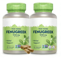 Compléments alimentaires VitaHall OEM au fenugrec 500 mg, capsules de fenugrec, extrait de graines de fenugrec et d'ashwagandha