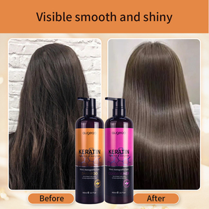 Cuidado del cabello Keratina Champú sin sulfato y acondicionador hidratante orgánico natural - Product Image 6