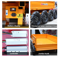 Chariot de transport tout-terrain télécommandé agricole CE, capacité de charge 500 kg, vente en gros usine