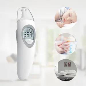 Fabrika fiyat doğru elektronik olmayan temas termometresi tıbbi bebek dijital termometre kızılötesi alın kulak termometresi