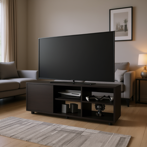 Mobile TV Parker in Wengue con Anta e Vano Aperto da 50 a 54 Pollici, Arredamento Moderno per Soggiorno - Product Image 2