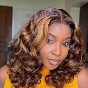 Extensiones de Cabello Virgen Brasileño <span class=keywords><strong>Giner</strong></span> Color de Alta Calidad, 100% Disponibles, Ondas Voluminosas, para Pelucas con Frente de Encaje para Mujeres Negras - Product Image 1