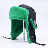 Venta al por mayor cálido ruso trampero invierno sombrero personalizado Ushanka piel sintética trampero sombreros a prueba de viento esquí gorra de caza