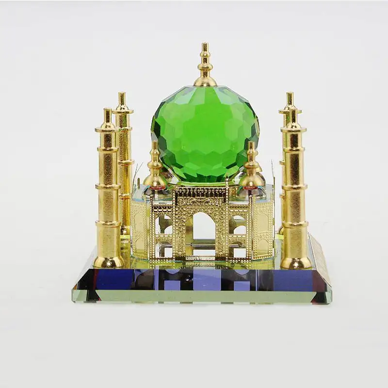 The Best Quality India Taj Mahal Light Luxury Crystal Modern Long Time Art Professional Custom Fashion Metal Crafts