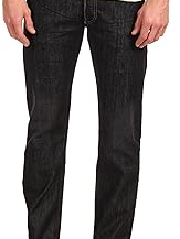 <b>Black</b> Straight Leg Denim Jeans <b>Men</b> Mid Waist Casual <b>Cargo</b> <b>Pants</b> <b>for</b> Autumn - Product Image 1