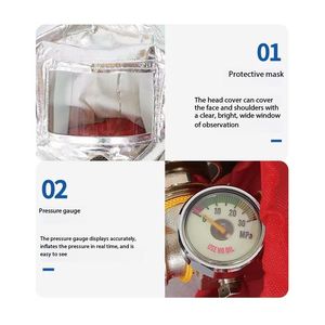 Dispositif <span class=keywords><strong>respiratoire</strong></span> <span class=keywords><strong>portable</strong></span> à oxygène Dispositif <span class=keywords><strong>respiratoire</strong></span> d'évacuation d'urgence Eebd <span class=keywords><strong>Prix</strong></span> bas - Product Image 2