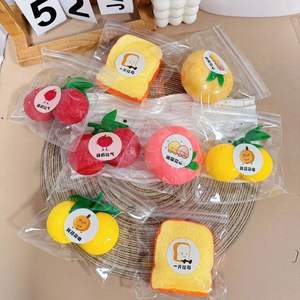 Ultra-Soft Wacky Silicone Plastic Fluid Fruit <b>Squishy</b> Toy Popular Stress Relief Squeeze Toy Creative Gift for Fun Relaxation - Product Image 1