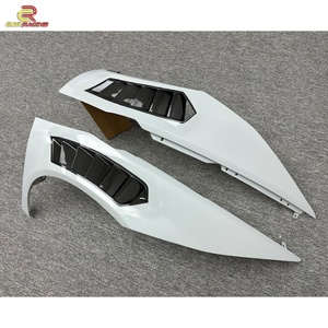 เส้นใยคาร์บอนแห้งบางส่วนสไตล์วอร์สไตน์ทอแบบมันวาวแผ่นเสริมด้านหน้าสำหรับ LP580 lambo Huracan/LP610 EVO perforante - Product Image 5