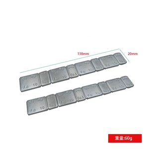 10g + 5G 100 hojas/caja Pesos de equilibrio de rueda adhesivos Fe mejor calidad mejor palo en pesos de rueda - Product Image 6