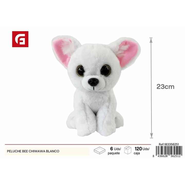 White Chihuahua Plush - Stuffed Animals and Soft Toys
