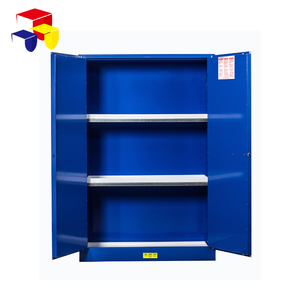 Armario de seguridad ignífugo y a prueba de explosiones para sustancias corrosivas débiles - completamente de acero con puertas dobles y cerradura - Product Image 3