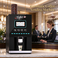 Distributeur automatique de café de bureau avec API SDK ouverte pour méthodes de paiement locales, machine à expresso et Americano commerciale pour magasin autonome