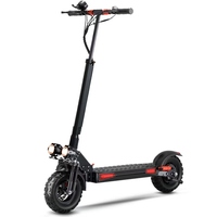Trottinette électrique pliable 350W avec batterie 36V 6.6Ah, pneus pleins de 8,5 pouces et double suspension