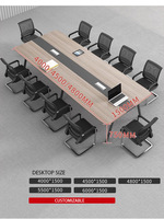Bureaux pour plusieurs personnes Tables de formation à la négociation de conférence Petites tailles moyennes Meubles de bureau Chaises Combinaisons de bureau